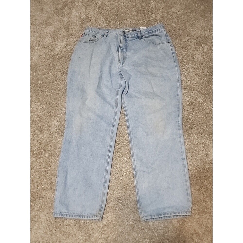 Vintage Bugle Boy Jeans Mens 38x30 750 Jeans Blue Easy Fit Tapered Leg 90s BBC